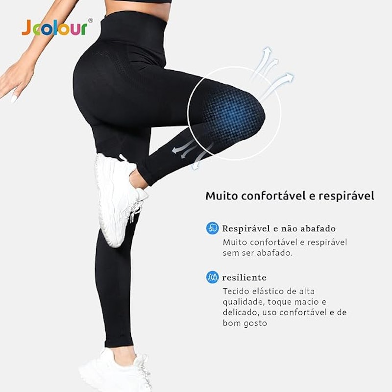 Calça Legging Academia Feminina Poliamida 4
