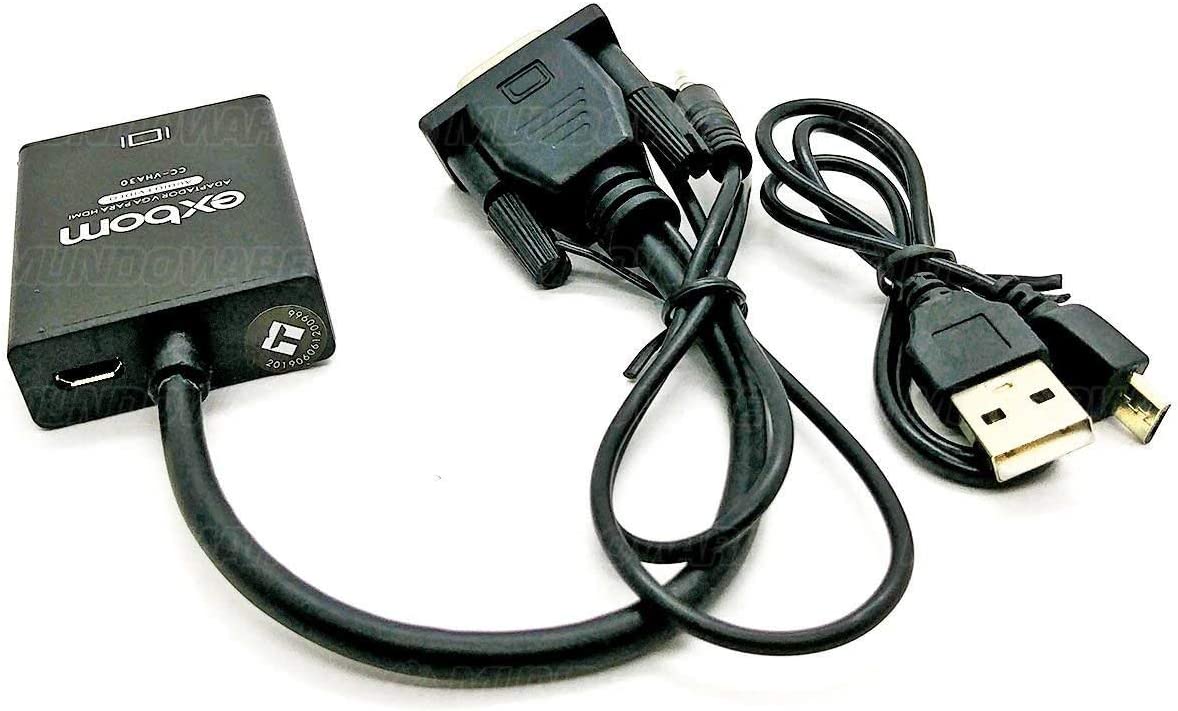 Cabo Conversor de VGA para HDMI 3