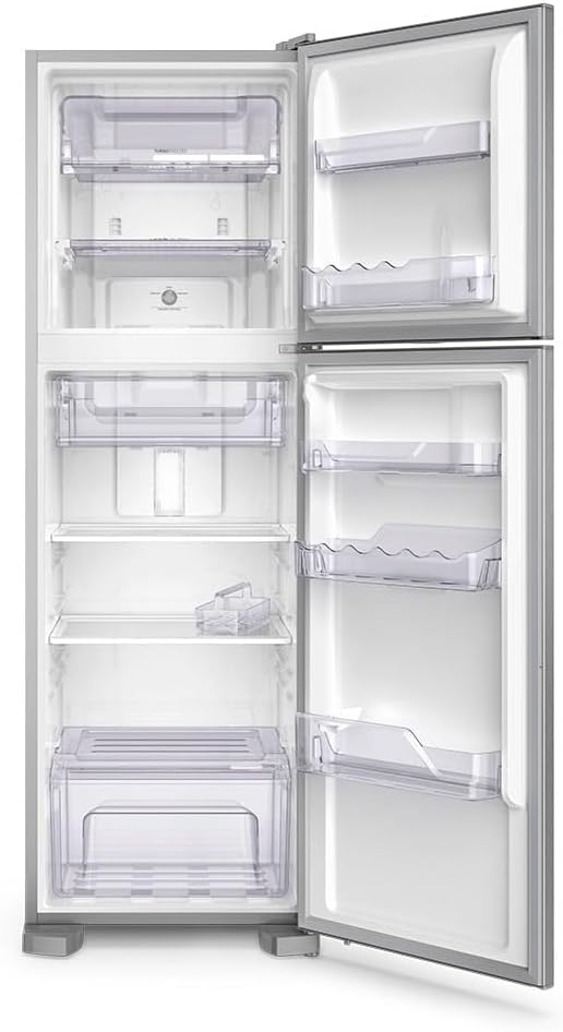 Geladeira Frost Free 400 L Efficient Turbo Freezer Duplex Inox Look 3