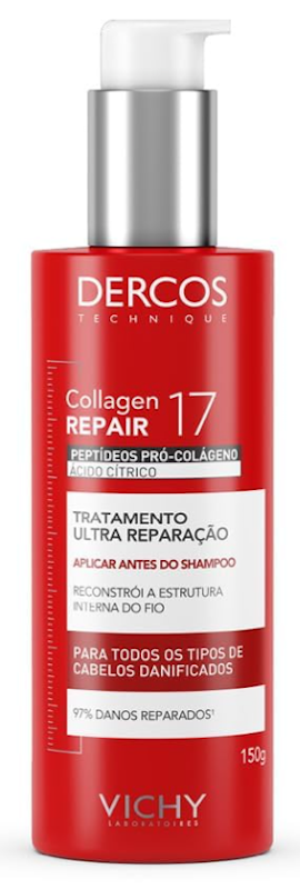 Pré-Shampoo Ultra Reparação Collagen Repair 17 Dercos 1