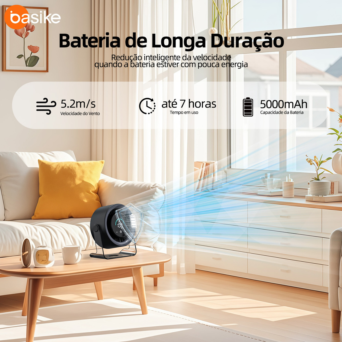 Ventilador de Mesa USB 3