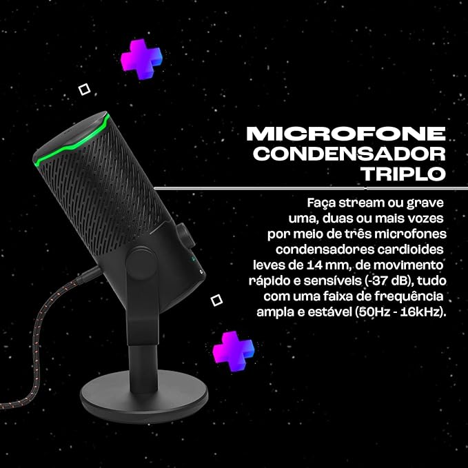 Microfone Quantum Stream Studio 3