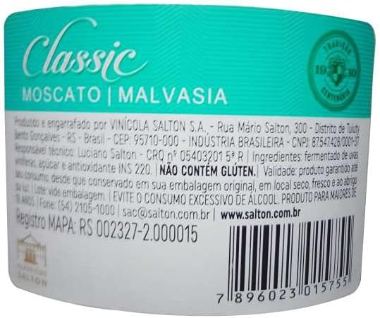 Vinho Salton Classic Branco Demi-Sec 2