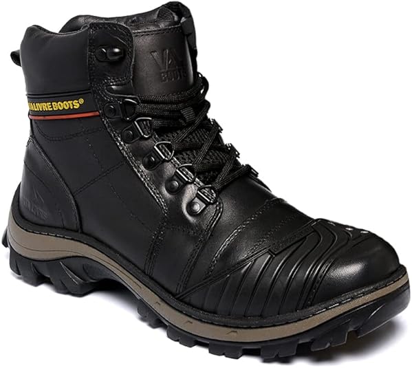 Bota Motociclista em Couro Legítimo com Proteção Marcha 1