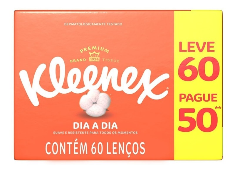 Kleenex Lenço Extrato de Seda 1