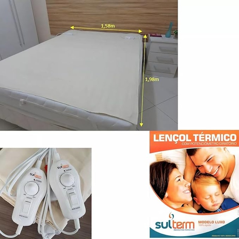 Lençol Térmico Elétrico Queen Size Sulterm 3