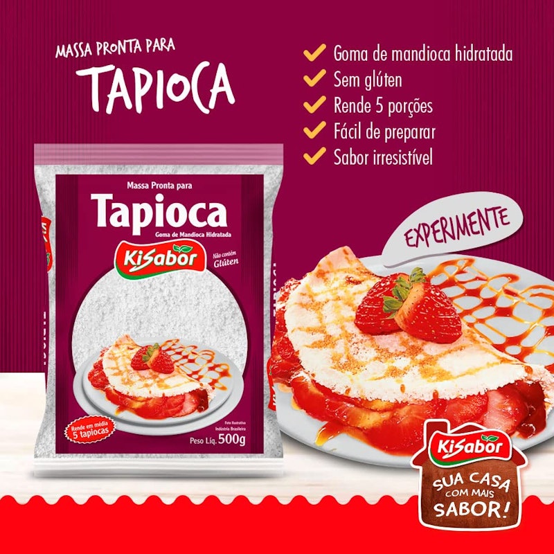 Tapioca Hidratada Kisabor 4
