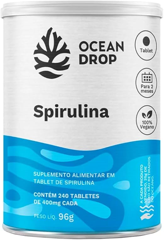 Top 10 Melhores Spirulinas em 2026 (Puravida, Ocean Drop e mais) 1