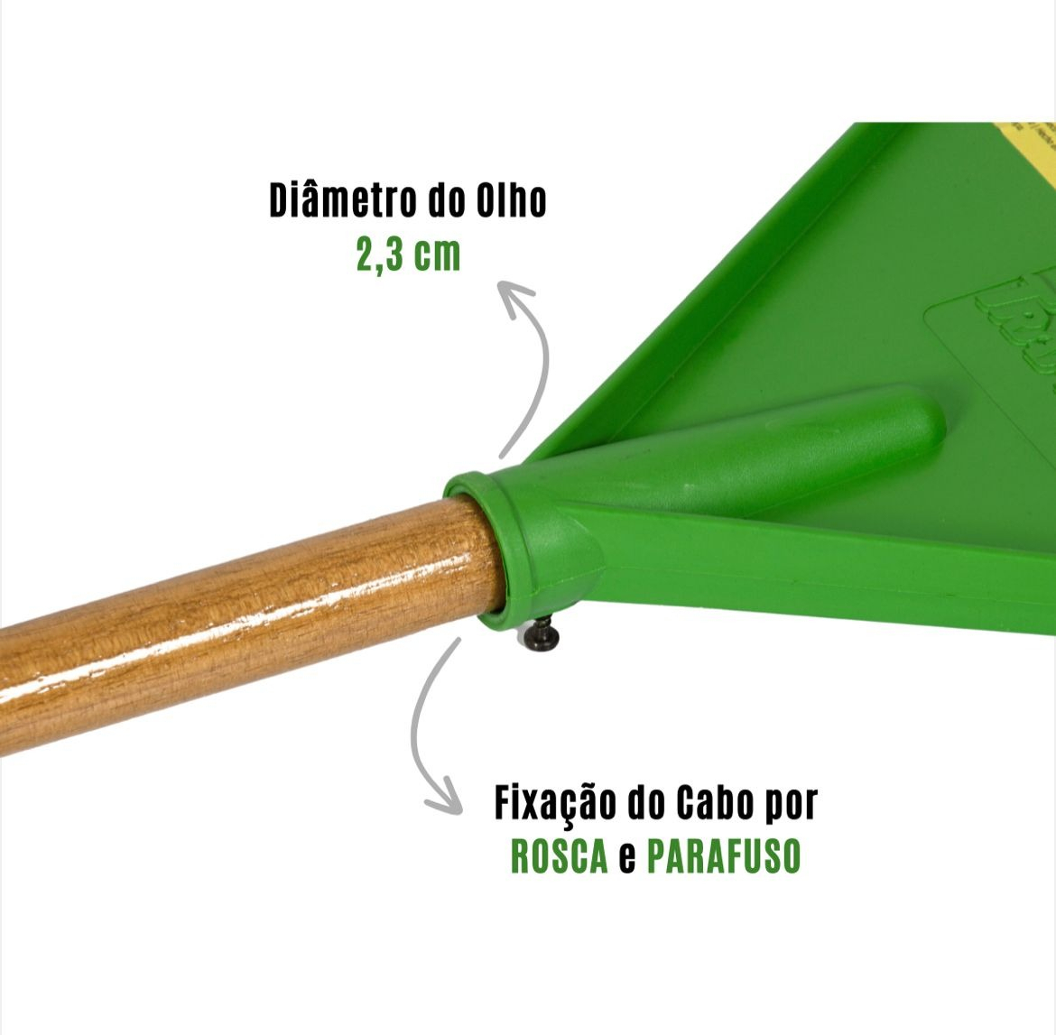 Vassoura Ancinho com Cabo 4
