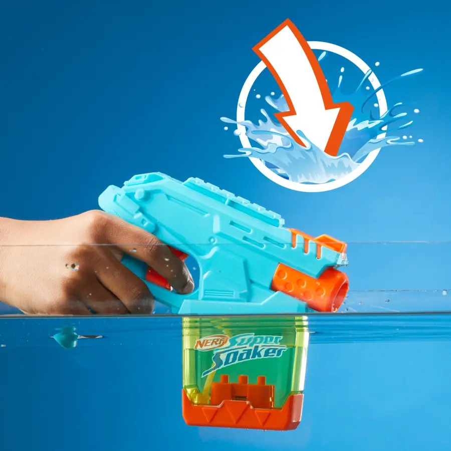 Nerf Lançador de Água Super Soaker Mini Dunk Fill 3