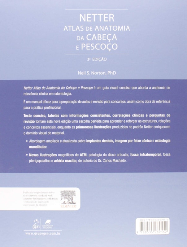 Netter Atlas de Anatomia da Cabeça e Pescoço 2