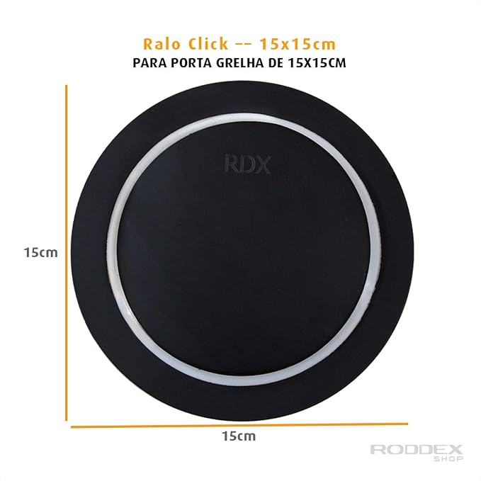 Ralo Inteligente Click Inox 15 cm Redondo Banheiro 2