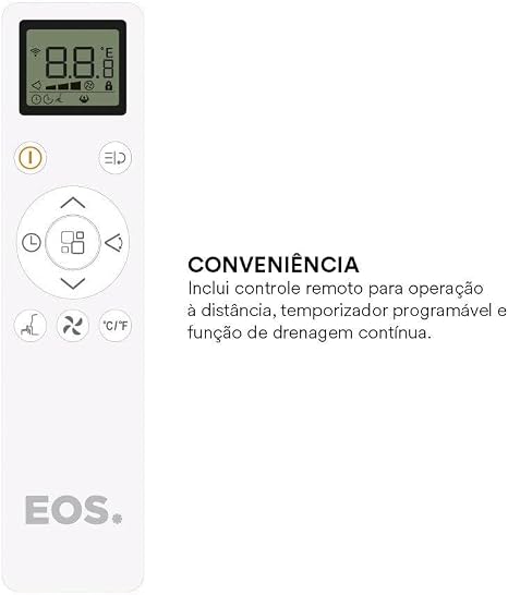 Ar-Condicionado Portátil Inverter 14.000 BTUs EOS Slim Quente e Frio 3