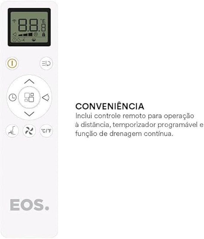Ar-Condicionado Portátil Inverter 14.000 BTUs EOS Slim Quente e Frio 3