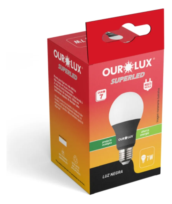 Lâmpada Luz Negra LED 7W Bivolt 4