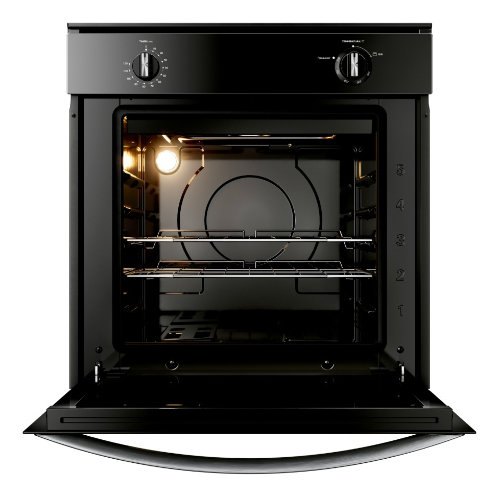 Forno de Embutir a Gás 78 L Preto com Grill (220 V) 2