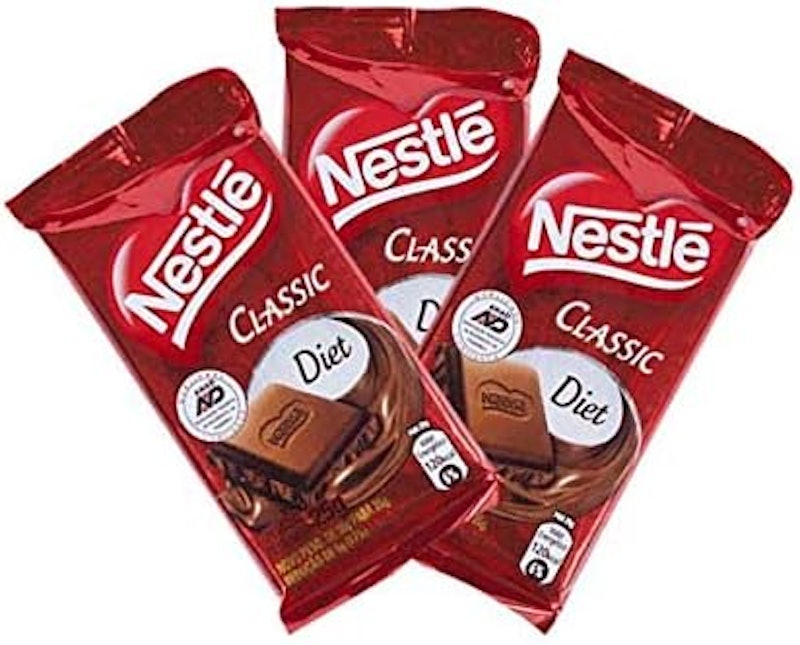 Chocolate Nestlé Classic Diet ao Leite 2