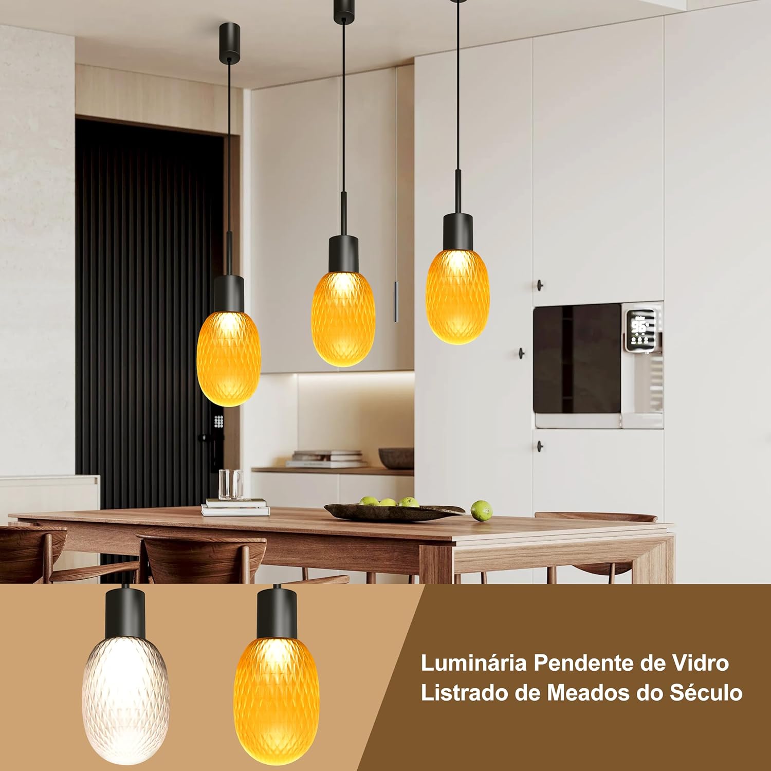Luminária Pendente Ouro 5