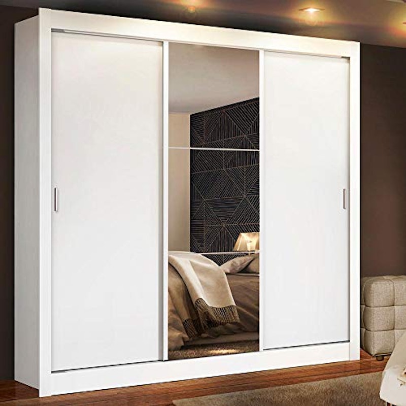 Guarda-Roupa Casal Mônaco 3 Portas de Correr com Espelho 1