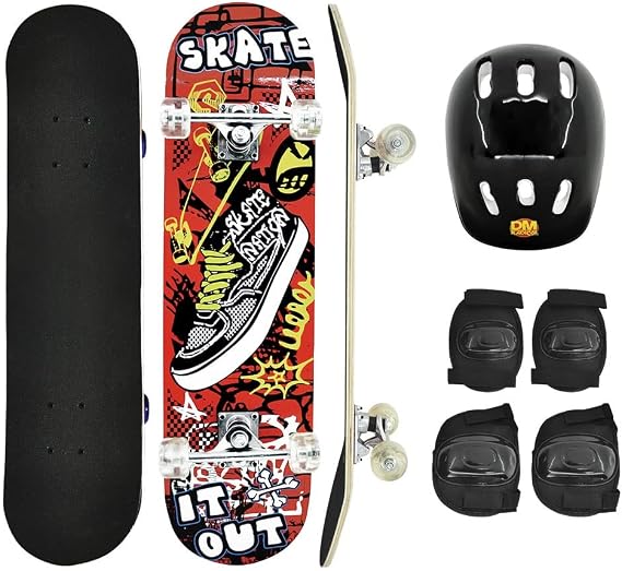 Skate Infantil Tênis com Acessórios DM Toys 1