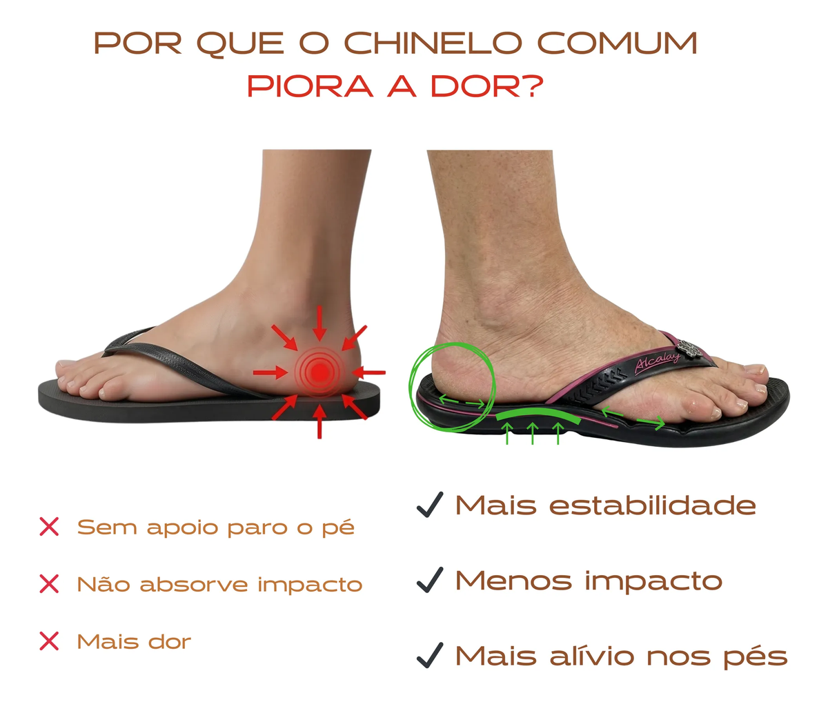 Chinelo Feminino Ortopédico Anatômico 3