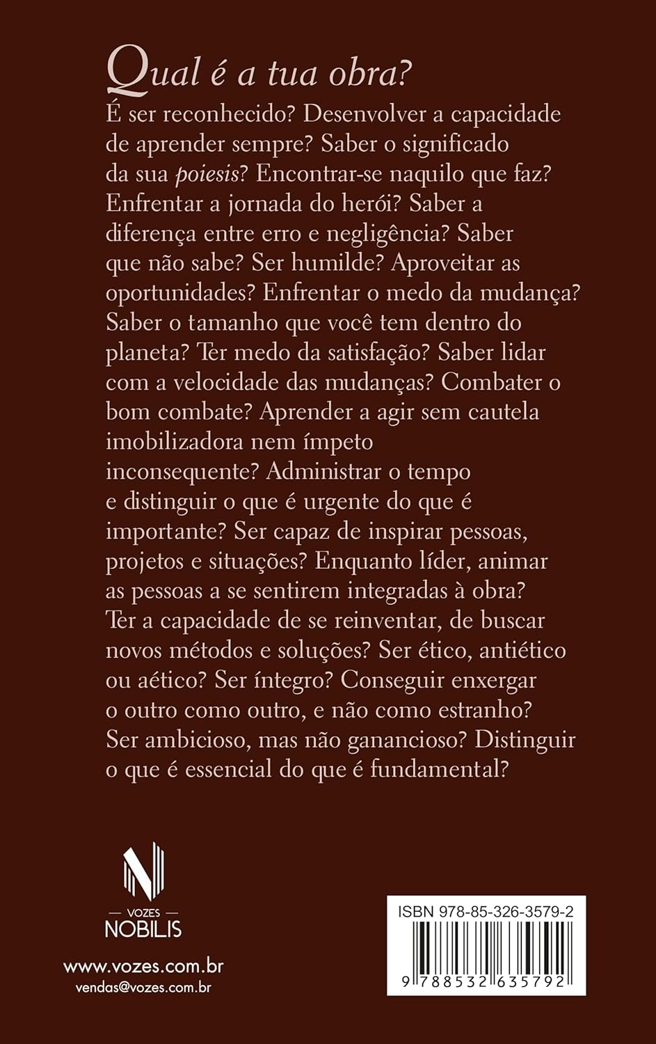 Qual É a Tua Obra? 2