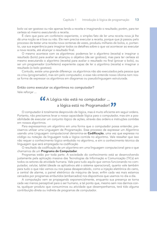 Lógica de Programação: A Construção de Algoritmos e Estruturas de Dados com Aplicações em Python 5