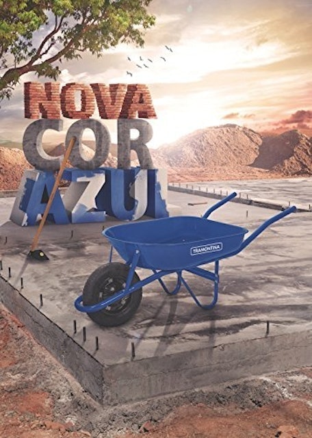 Carrinho de Mão Tramontina Azul 5