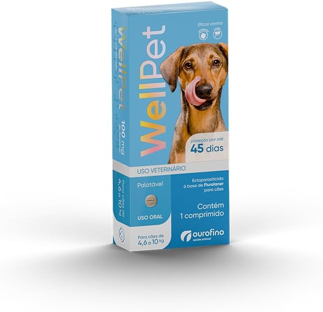Wellpet Antipulgas e Carrapatos - Cães 4,6 a 10 kg 1