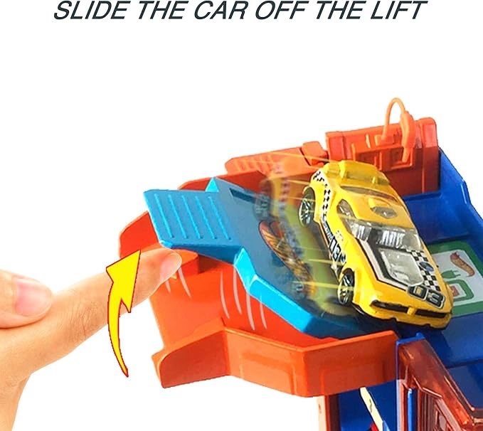 Pista Hot Wheels City Garage Altura Dupla 3