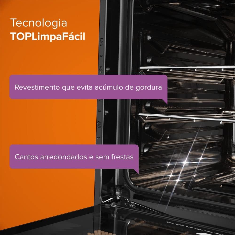 Forno de Embutir a Gás Continental 80 L 4