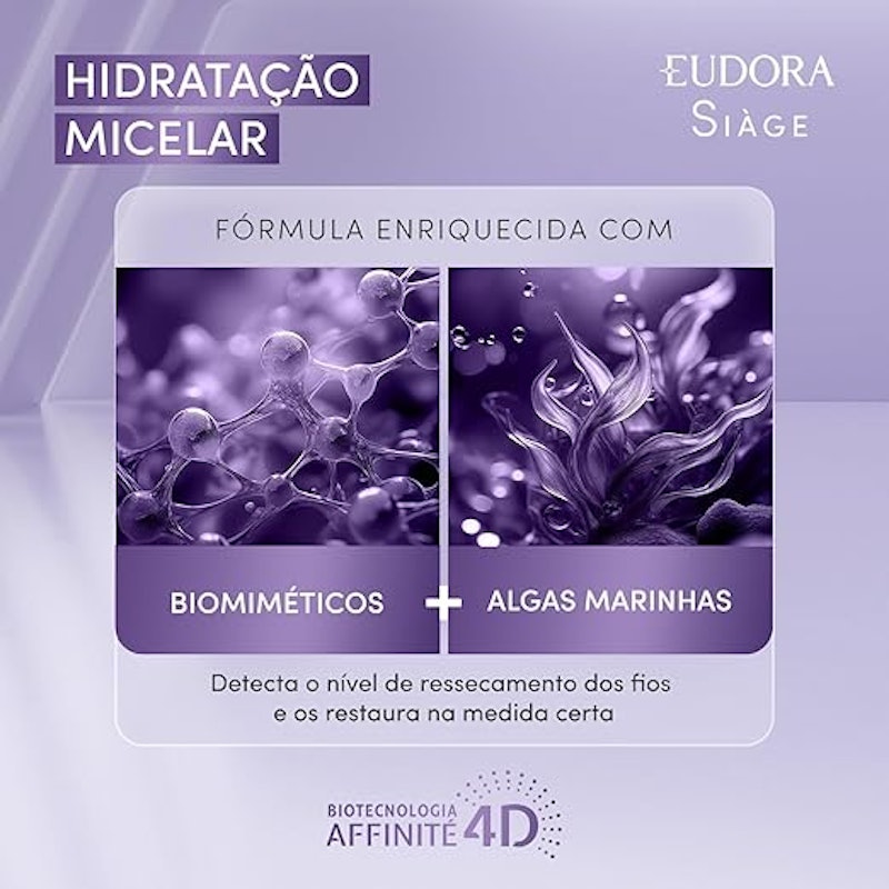 Máscara Capilar Siàge Hidratação Micelar 5