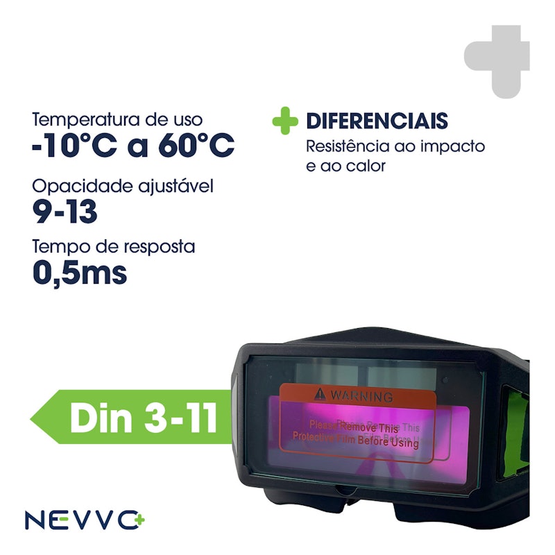 Óculos de Solda Automático Nevvo 3