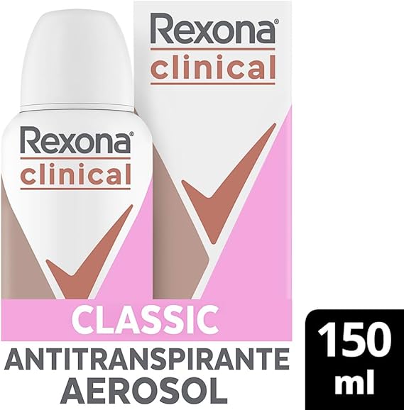 Antitranspirante Rexona Feminino Aerossol Clinical Classic 2