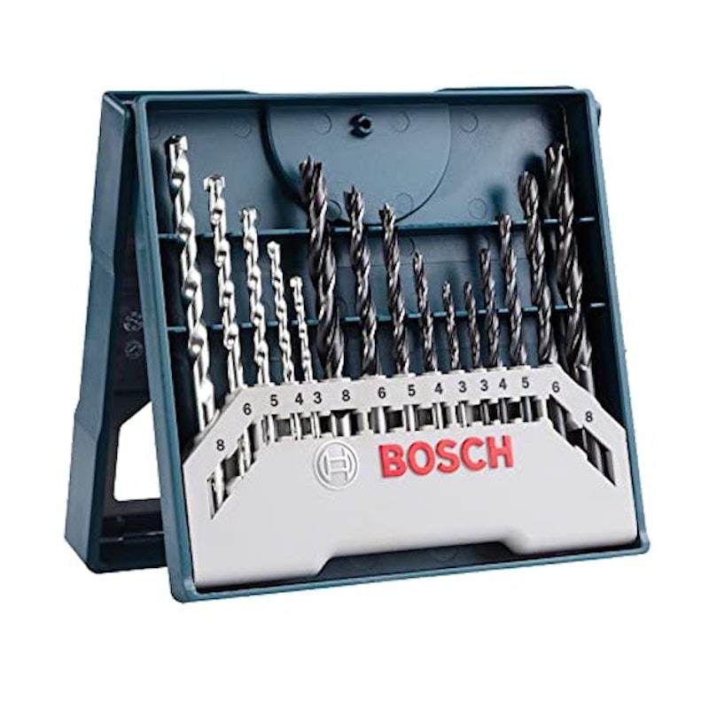 Jogo Brocas Alvenaria/Metal/Madeira Bosch Mini X-Line 15 Pçs 4