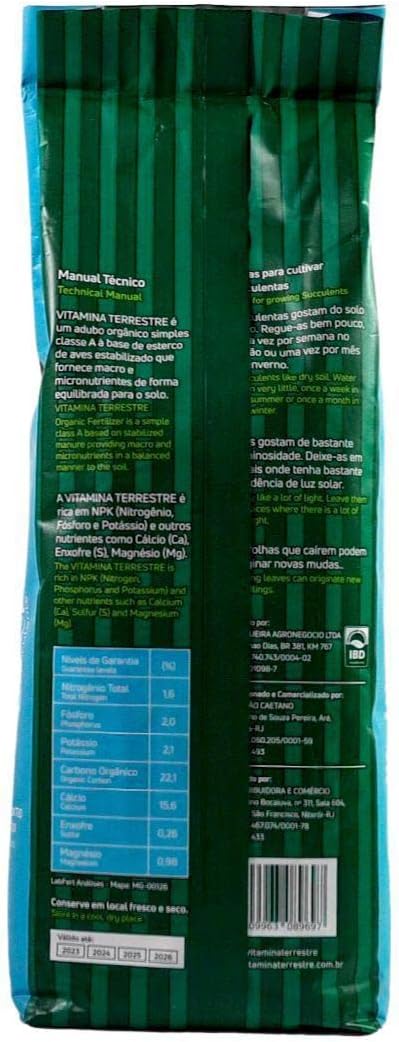 Adubo Orgânico para Suculentas 1 kg 2
