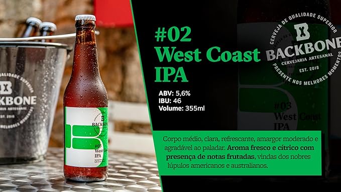 Cerveja West Coast Backbone IPA 2