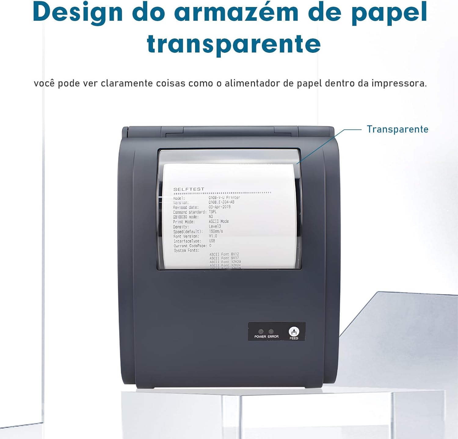 Impressora Térmica Portátil para Recibos e Documentos 4