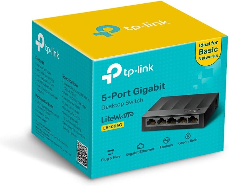 Switch Gigabit de Mesa com 5 Portas TP-Link 5