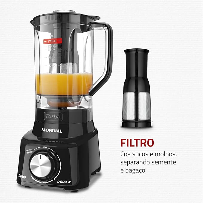 Liquidificador Mondial Turbo 4
