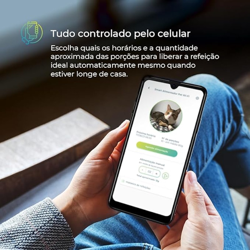 Smart Alimentador Pet Wi-Fi Positivo Casa Inteligente 2