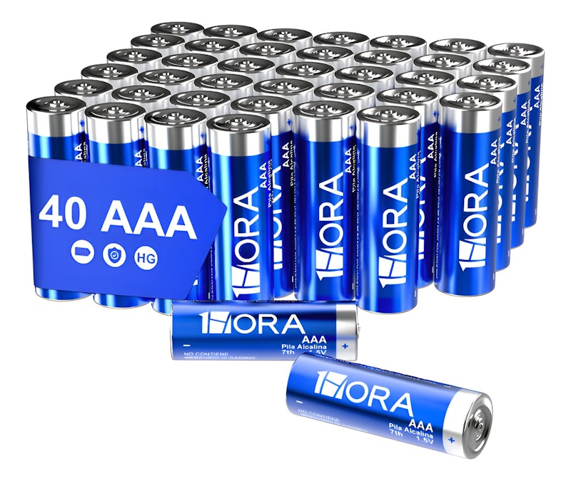 Pilhas Alcalinas AAA 7th 1Hora 1