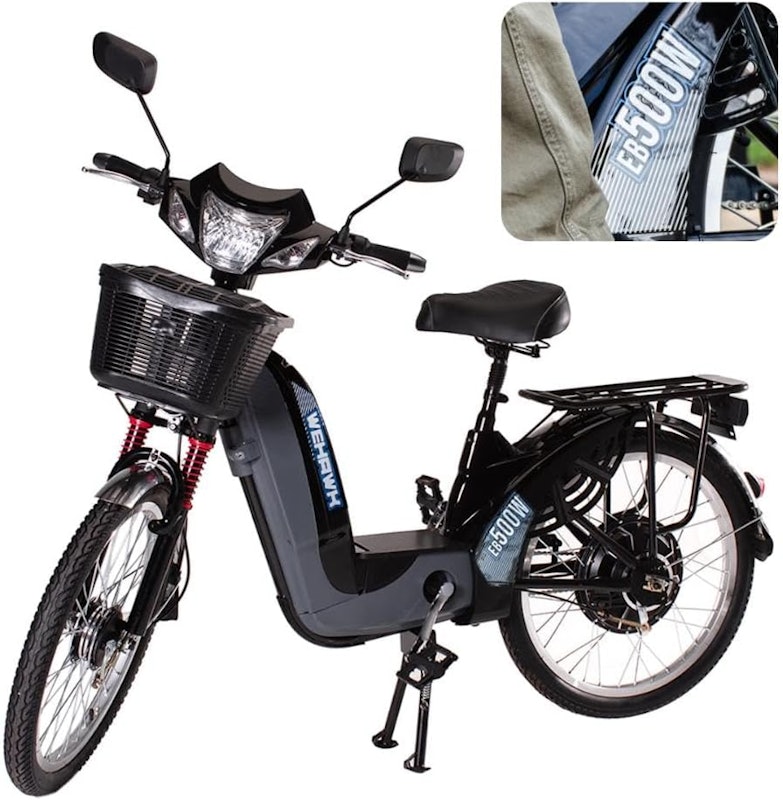 Bicicleta Elétrica Motor 500 W WeHawk HW 03 1