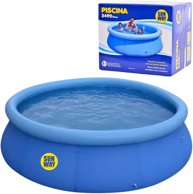 Piscina Inflável PVC 2.490 L 3