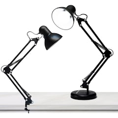 Luminária de Mesa Articulável Preta TECHLED