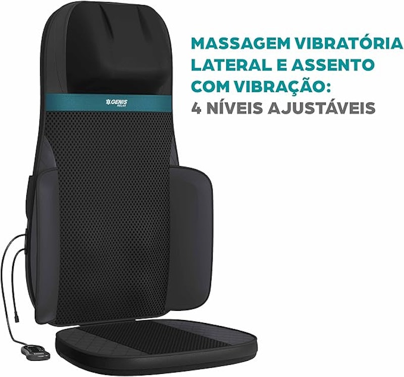 Assento Massageador Shiatsu Comfort e Massageador para Pés 3