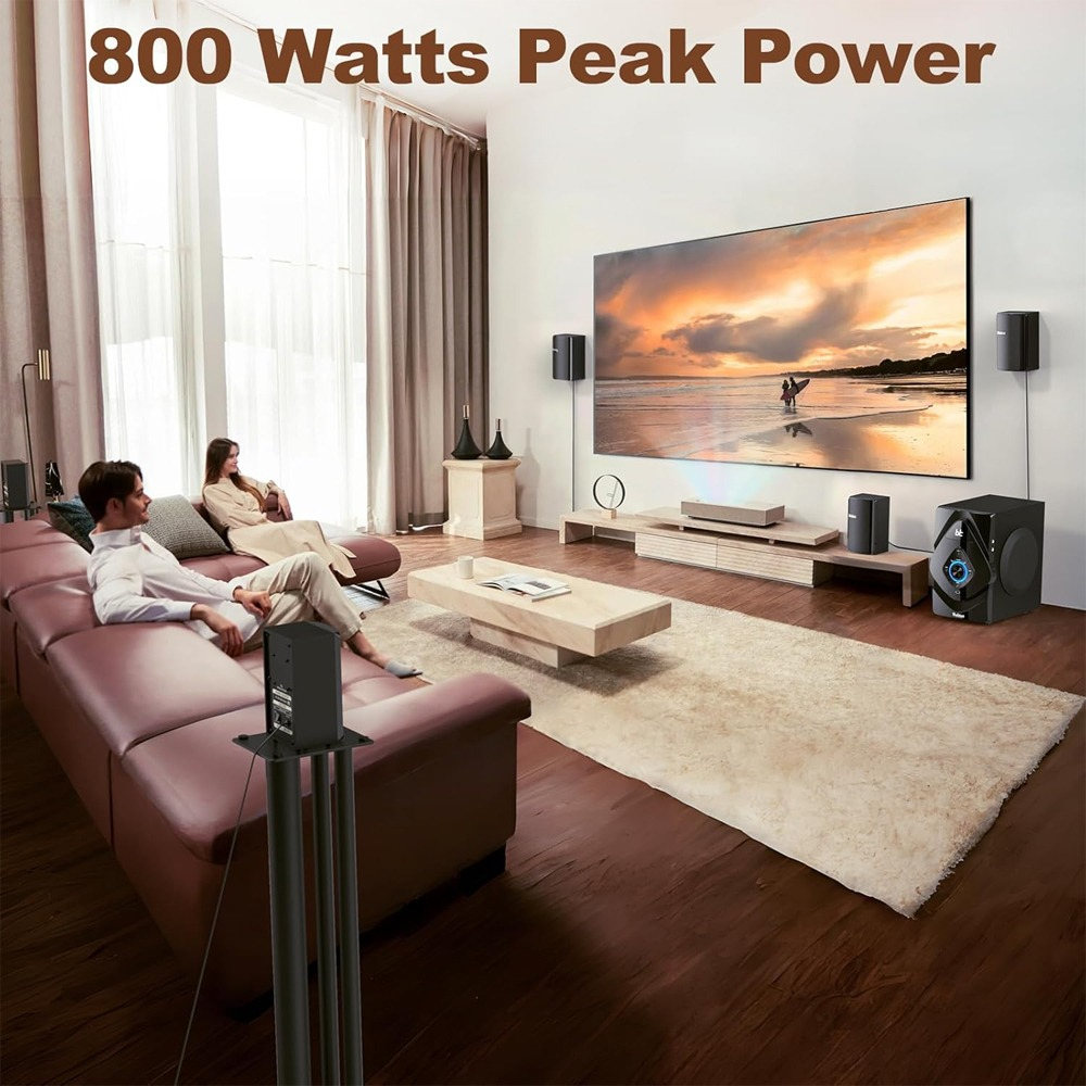 Sistema de Home Theater Bobtot B79 5.1 Canais 4