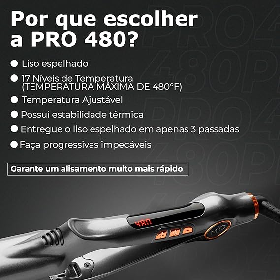 Chapinha de Cabelo Profissional Pro 480 4