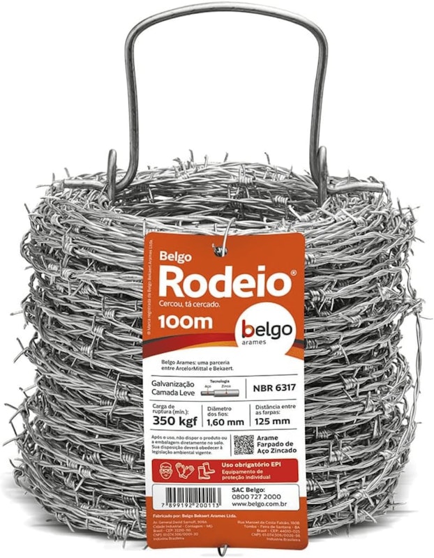 Arame Farpado Belgo Rodeio 1