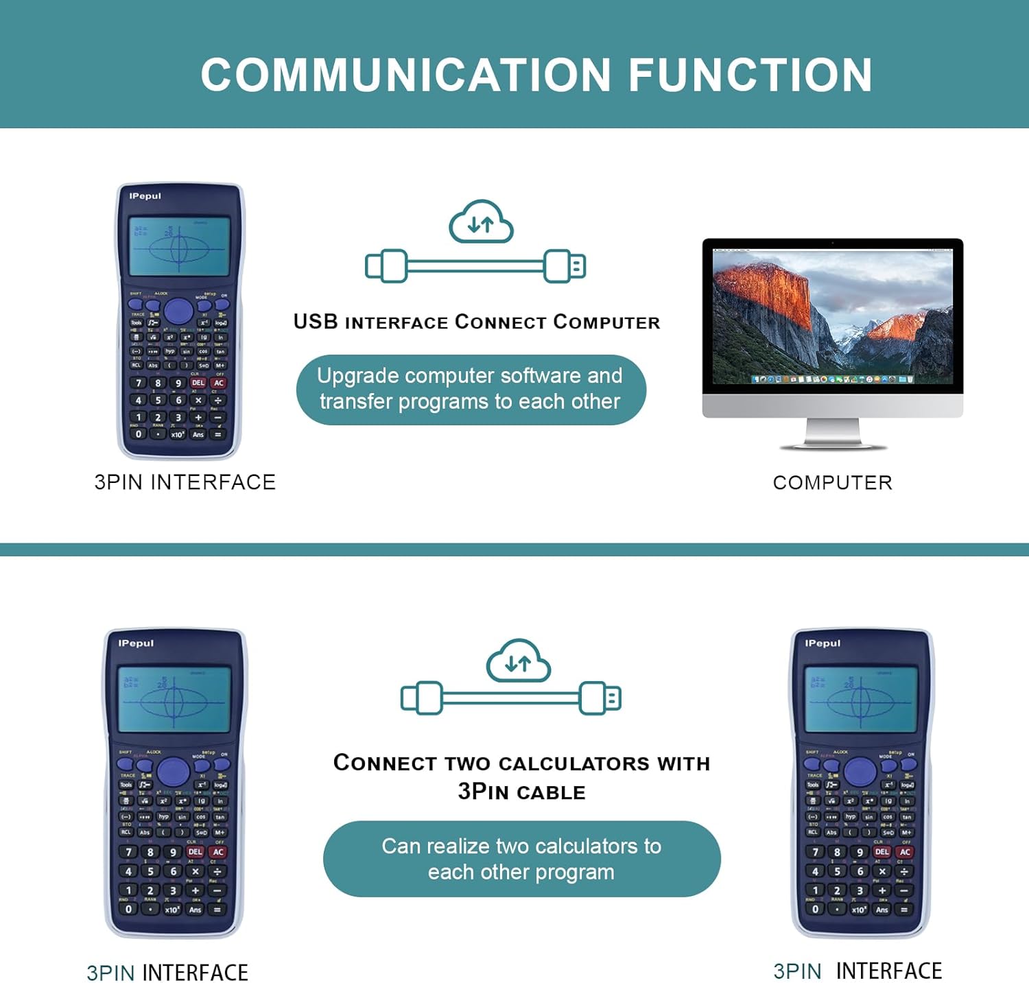 Calculadora Gráfica iPepul GP-001 3
